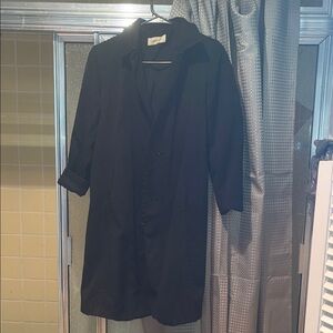 Calvin Klein Saks Fifth Avenue Black Trench Coat for Women